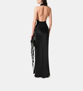 تنورة ميدي بفتحة عريضة جانبية