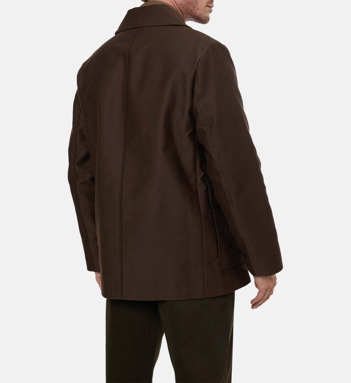 Vince Peached Double-breasted Closure Coat, Model View