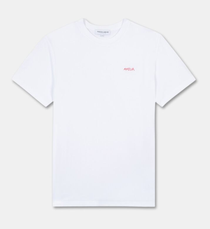 Maison Labiche Popincourt Amour Embroidered T-shirt, Packshot View