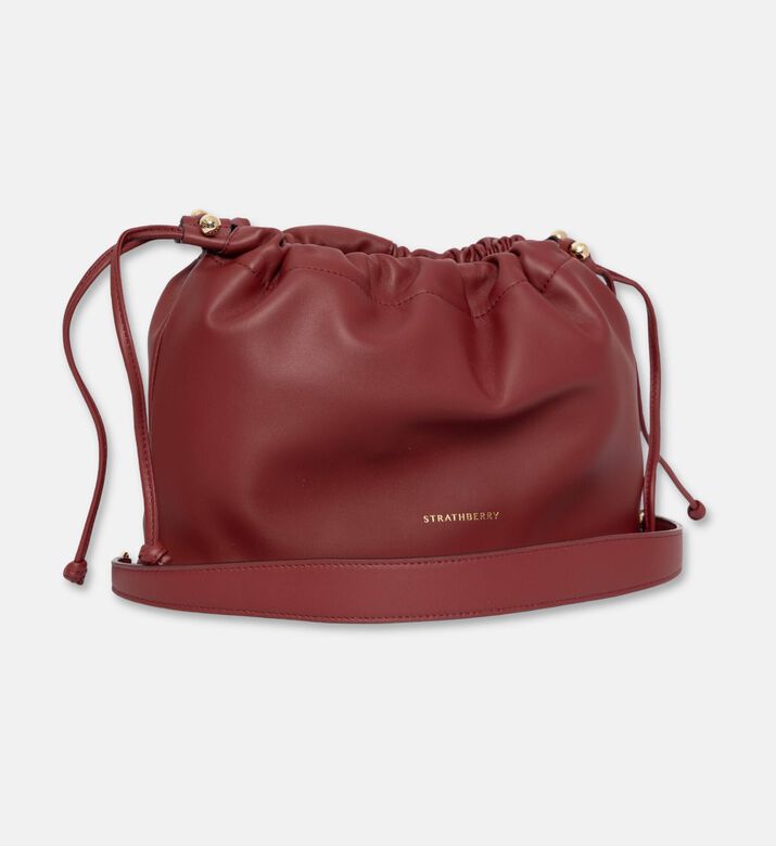 Strathberry Bag Charlotte Midi Soft, Dark-brown, Packshot View