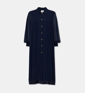 Edward Achour Paris Flowing Maxi Pleated Dress, Packshot View