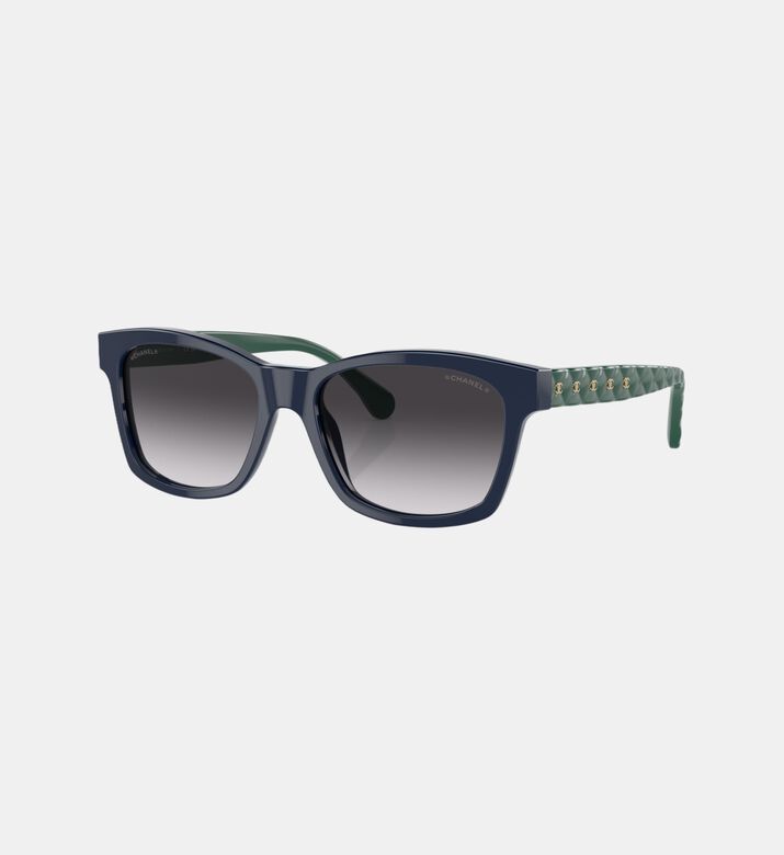 Acetate Quilted Sunglasses