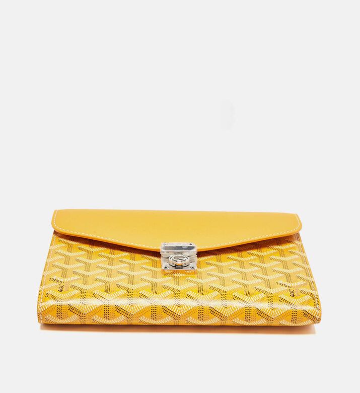 محفظة شيبر جلد كانفاس مطلي بالغواردين من غويار مملوكة مسبقًا