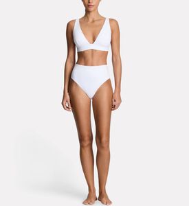 Ralph Lauren High-rise Banded Bikini Bottoms, Model View