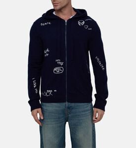 كارديغان كلاش متعدد النقوش بسحّاب