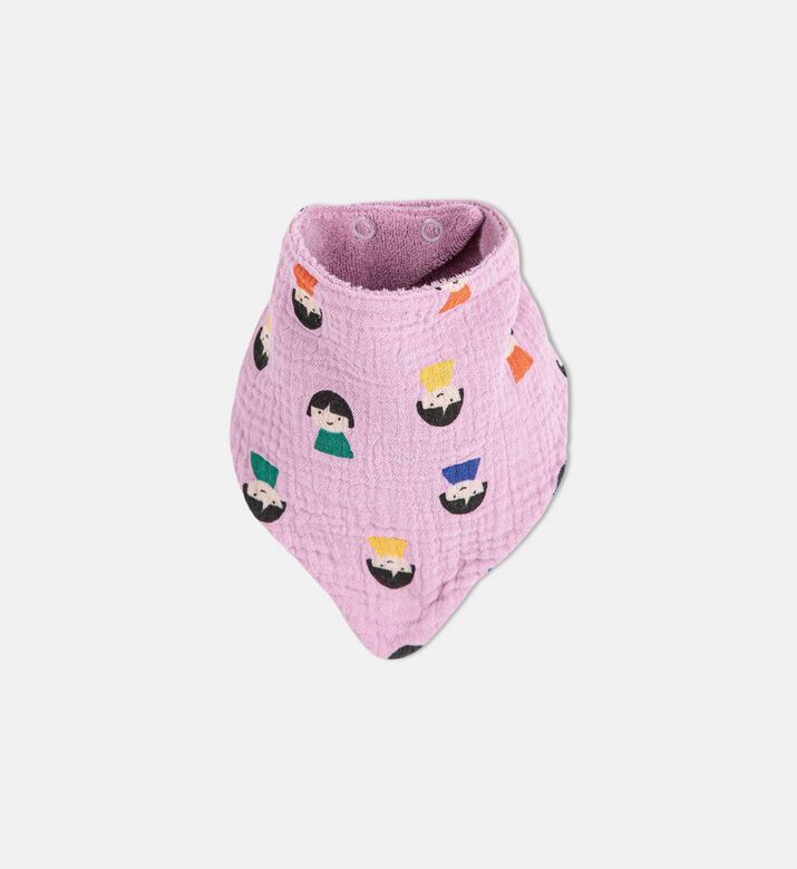 Bobo Choses Colorful Face Pattern Snap Buttons Long-sleeve Sleepsuit, Packshot View