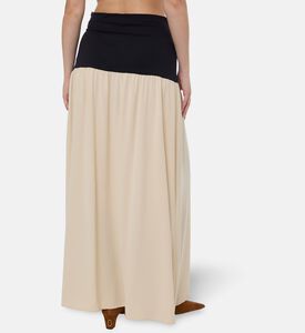 Nanushka Ranee Stretch Georgette-elastic Jersey Skirt, Model View