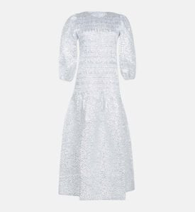 Peau D Ane Smocked Midi Dress Peau D Ane Smocked Midi Dress