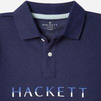 Logo Print Cotton Polo