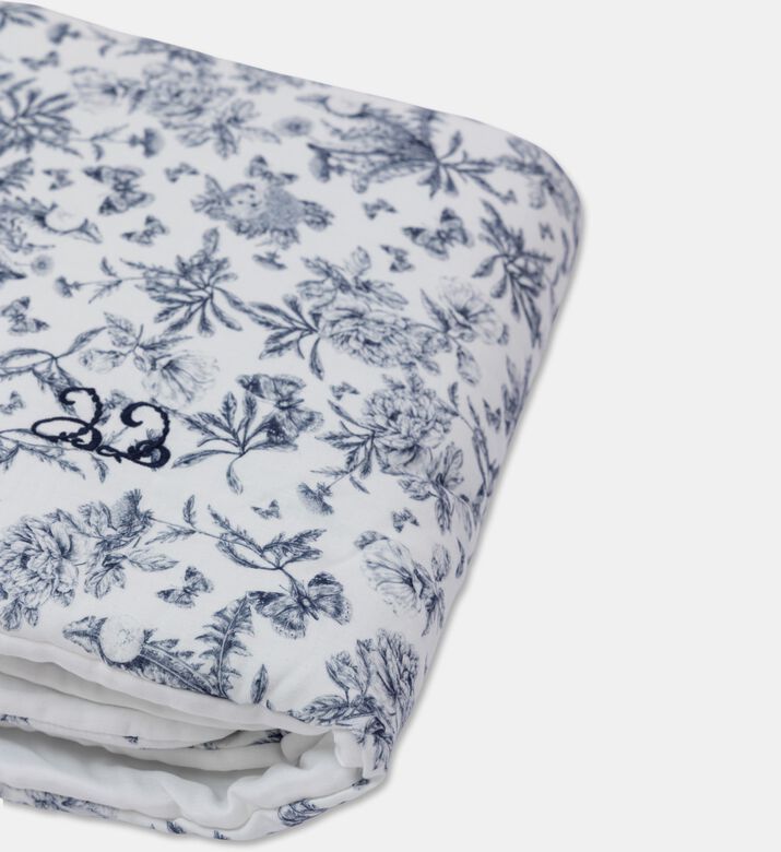 Tartine et Chocolat Reversible Baby Blanket, Blue, Packshot View