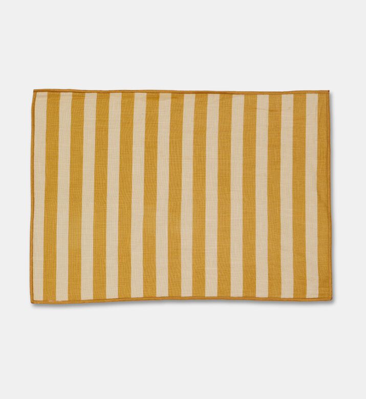 Home Deco and More Linea Striped Design Placemat, Packshot View