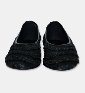 Atana Tonal Mesh Zebra-stripe Ballerinas, Packshot View