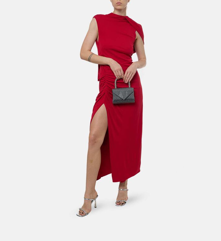 High-neck Sleeveless Dress