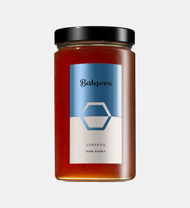 مزيج العسل الخام والجنسنغ