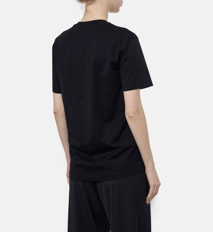 Patou Logo-print Crewneck T-shirt, Model View