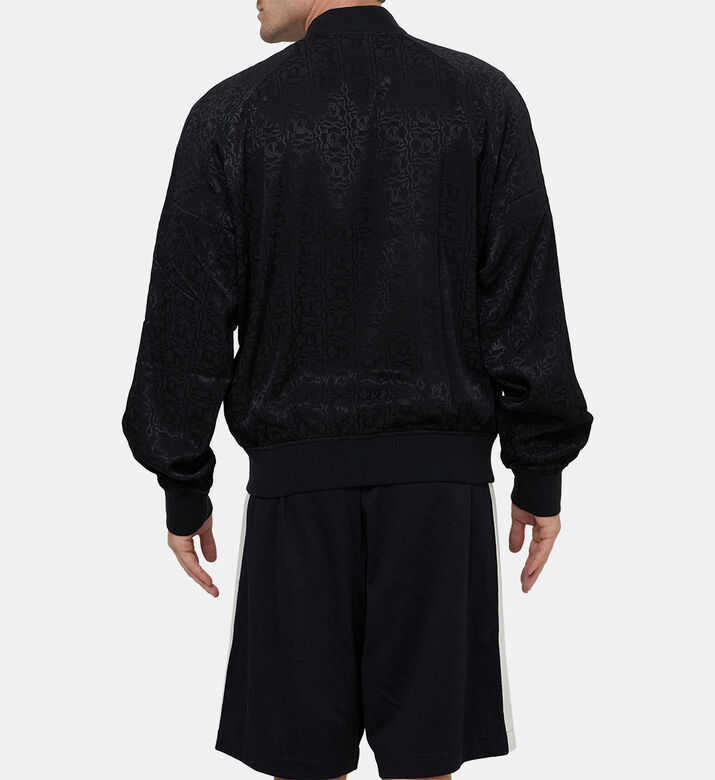 Logo-jacquard Bomber Jacket