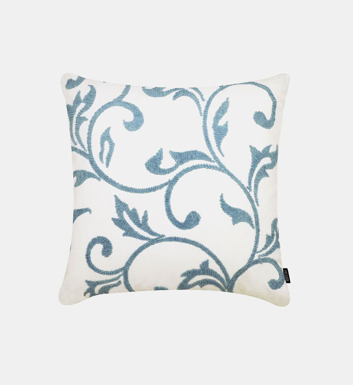 Home Deco and More Celadon Cotton Square Filled And Vaccumed Cushion, Packshot View