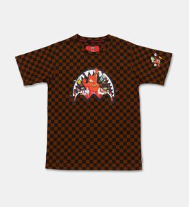 Sprayground Checkered Graphic Short-sleeve T-shirt, Packshot View