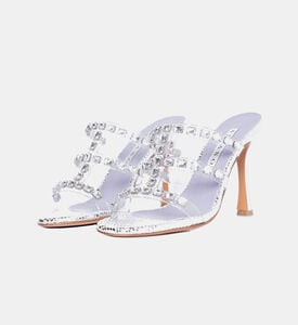 Crystal-embellishments Slide Sandals Crystal-embellishments Slide Sandals