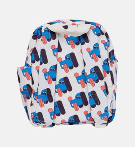 Bobo Choses All-over Dogs Pattern Front-zip Pocket Backpack, Packshot View