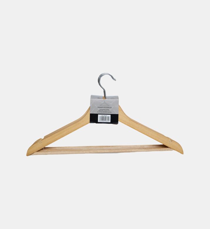 Home Deco and More Classic Wooden Clothes Hanger, Packshot View
