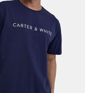 تيشيرت بأكمام قصيرة بطبعة شعار سيدي