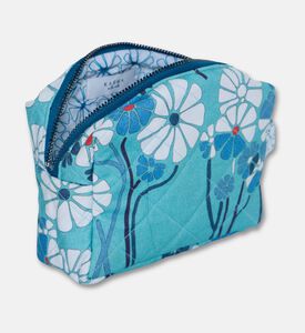 Karma on the Rocks Kiku Aqua Cotton Small Pouch, Packshot View