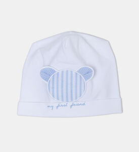 قبعة مطرزة بدب