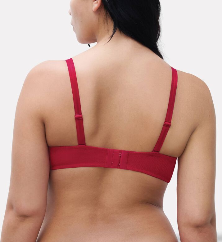 Chantelle Lace Underwired Demi Bra, Model View