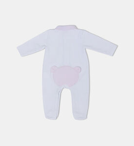 رومبر بأكمام طويلة بشكل دب من الخلف