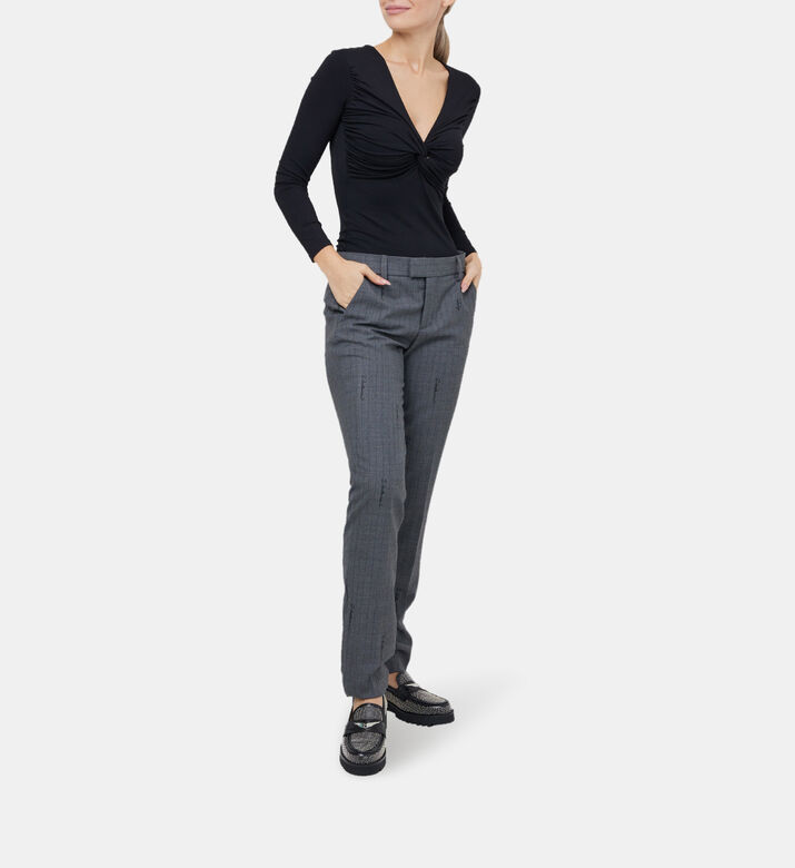 Prune Tailored Trousers