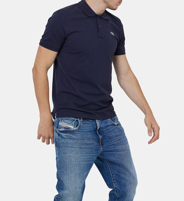 تيشيرت بولو قطن بلوغو بقصة ضيقة