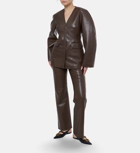 Nanushka Button Closure Flared Pants, Model View