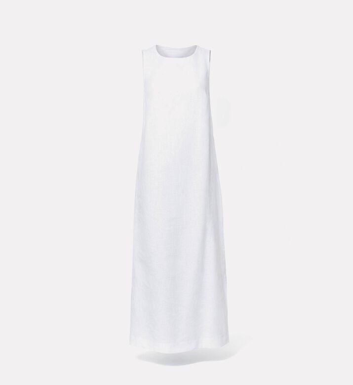 LIVE! Pure Linen Midi Dress, Packshot View