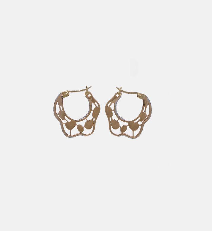 Gold Diamond-cut Earrings