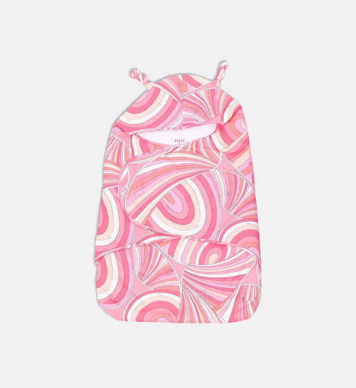 Abstract-print Swaddle