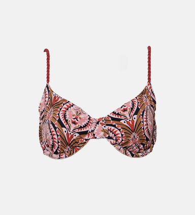 Pineapple Underwire Bikini Bra