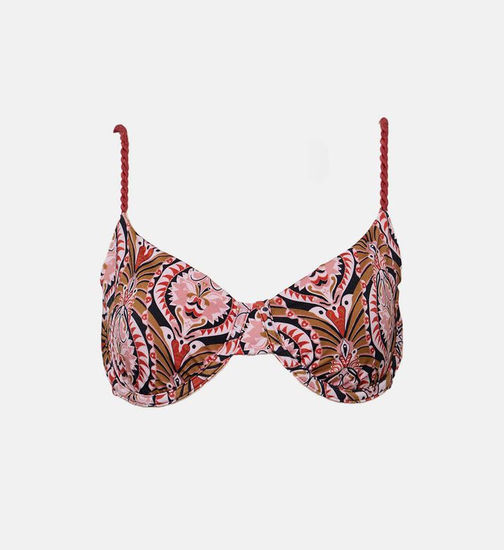 Pineapple Underwire Bikini Bra