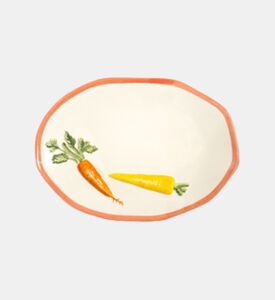 طبق دائري بطبعة جزر