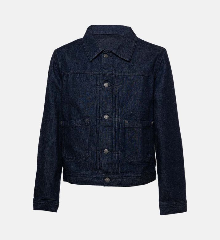 The Kooples Four Pockets Indigo Wash Denim Jacket, Packshot View