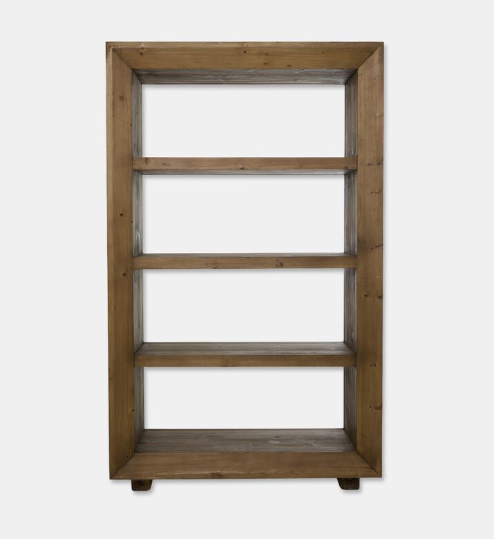 Home Deco and More Frame Pine Wood Shelf, Packshot View