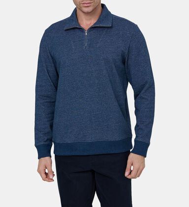 Half-zip Closure Sweatshirt