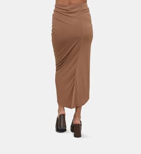 Ruched Knitted Jersey Midi Skirt Ruched Knitted Jersey Midi Skirt