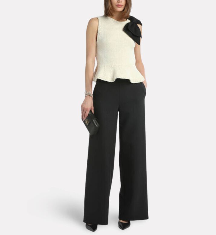 Luisa Spagnoli Orville Wide-leg Trousers, Model View