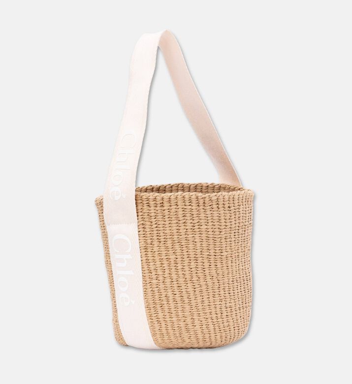 Chloe Woody Raffia Bucket Bag, Packshot View