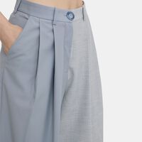 Zelda Two-tone High-waist Trousers