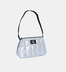 حقيبة يد مبطنة بطبعة لوغو