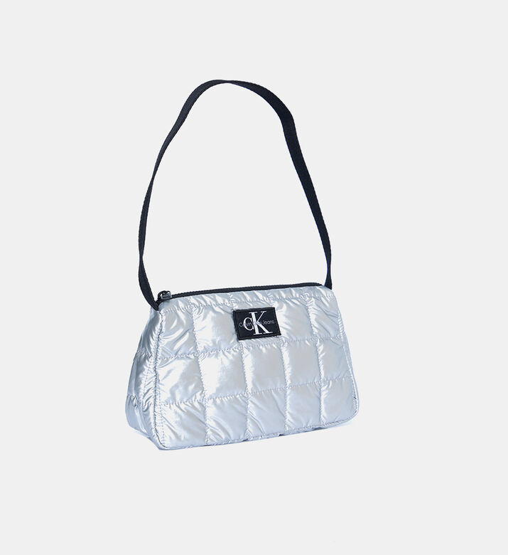 حقيبة يد مبطنة بطبعة لوغو حقيبة يد مبطنة بطبعة لوغو