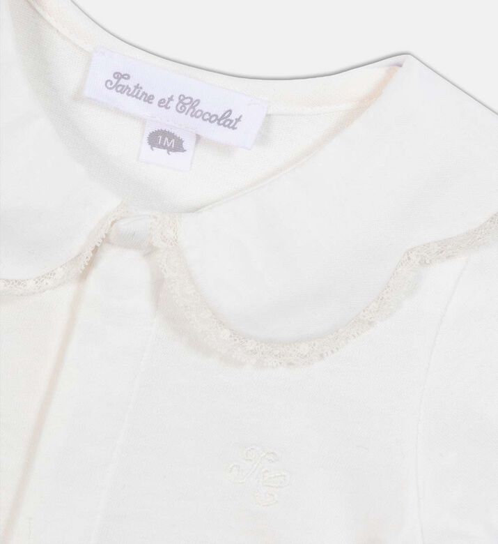 بودي سوت بياقة مكشكشة وقصة عادية