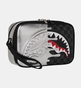 Sprayground Silver Side Drip Utility Pouch, Packshot View
